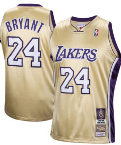 Kobe Bryant Los Angeles Lakers Mitchell &amp Ness Hall of Fame Class of 2020 #24 Authentic Hardwood Classics Jersey - Gold