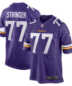 Korey Stringer Minnesota Vikings  Retired Player Jersey  Purple