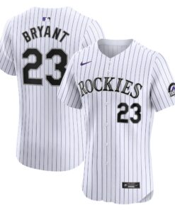 Kris Bryant Colorado RockiesHome Elite Jersey  White