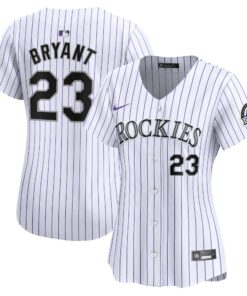 Kris Bryant Colorado RockiesWomen_s Home Limited Player Jersey  White