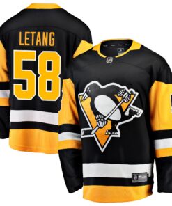 Kris Letang Pittsburgh Penguins Fanatics Home Breakaway Jersey  Black