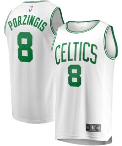 Kristaps Porzingis Boston Celtics Fanatics Youth Fast Break Player Jersey - Association Edition - White