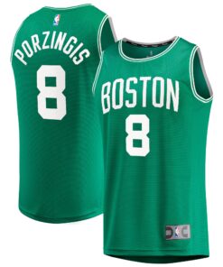 Kristaps Porzingis Boston Celtics Fanatics Youth Fast Break Player Jersey - Icon Edition - Kelly Green