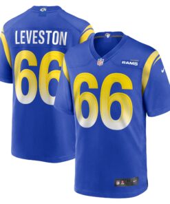 KT Leveston Los Angeles Rams  Team Game Jersey   Royal