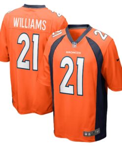 K_Waun Williams Denver Broncos  Game Jersey  Orange