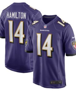 Kyle Hamilton Baltimore Ravens  Player Game Jersey  Purple