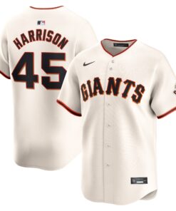 Kyle Harrison San Francisco GiantsHome Limited Player Jersey  Cream