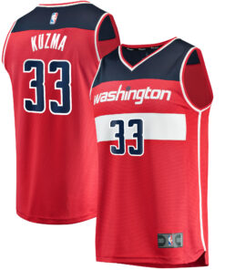Kyle Kuzma Washington Wizards Fanatics Fast Break Replica Jersey - Icon Edition - Red