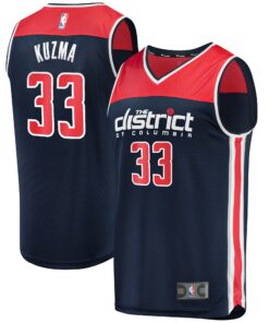 Kyle Kuzma Washington Wizards Fanatics Fast Break Replica Player Jersey - Statement Edition - Navy