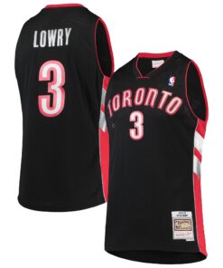 Kyle Lowry Toronto Raptors Mitchell &amp Ness 200102 Hardwood Classics Swingman Jersey - Black