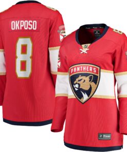 Kyle Okposo Florida Panthers Fanatics Women_s Home Breakaway Player Jersey  Red