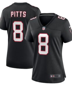 Kyle Pitts Atlanta Falcons  Women_s Game Jersey  Black