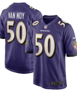 Kyle Van Noy Baltimore Ravens   Game Jersey   Purple 1