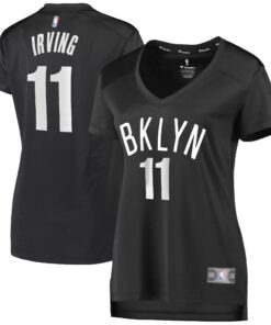 Kyrie Irving Brooklyn Nets Fanatics Women's Fast Break Player Jersey - Statement Edition - Black