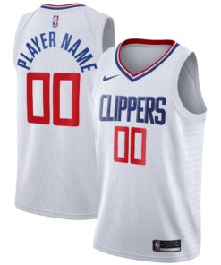 LA Clippers 202021 Swingman Custom Jersey - Association Edition - White