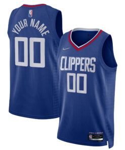 LA Clippers 202122 Diamond Swingman Custom Jersey - Icon Edition - Royal