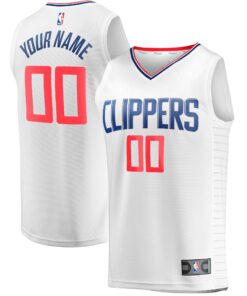 LA Clippers Fanatics Fast Break Custom Replica Jersey - Association Edition - White