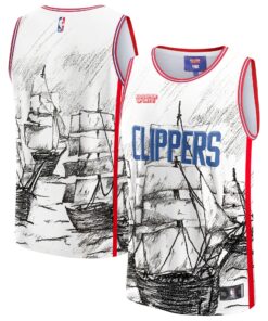 LA Clippers NBA &amp KidSuper Studios by Fanatics Unisex Hometown Jersey - Gray