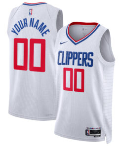 LA Clippers Unisex Swingman Custom Jersey White - Association Edition