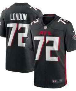 LaCale London Atlanta Falcons   Game Jersey   Black