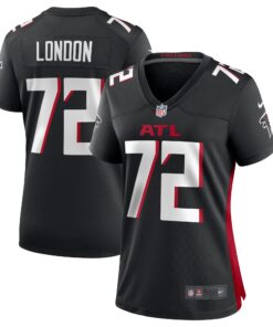 LaCale London Atlanta Falcons  Women_s  Game Jersey   Black