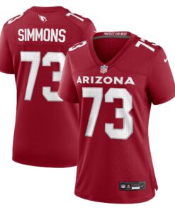 Lachavious Simmons Arizona Cardinals  Women_s Team Game Jersey   Cardinal