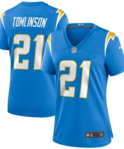 LaDainian Tomlinson Los Angeles Chargers  Women_s Game Retired Player Jersey  Powder Blue