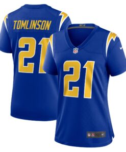 LaDainian Tomlinson Los Angeles Chargers  Women_s Retired Game Jersey  Royal
