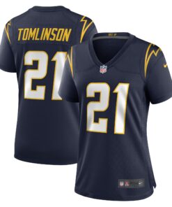 LaDainian Tomlinson Los Angeles Chargers  Women_s Retired Player Jersey  Navy