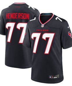 LaDarius Henderson Houston Texans  Game Jersey   Navy