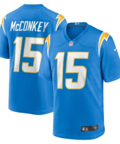 Ladd McConkey Los Angeles Chargers  2024 NFL Draft Player Game Jersey  Powder Blue