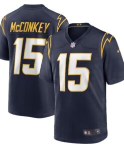 Ladd McConkey Los Angeles Chargers  Alternate Game Jersey   Navy