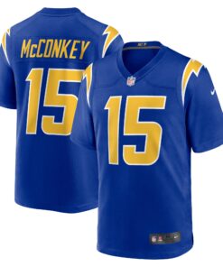 Ladd McConkey Los Angeles Chargers  Alternate Game Jersey   Royal