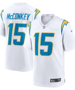 Ladd McConkey Los Angeles Chargers  Game Jersey   White