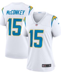 Ladd McConkey Los Angeles Chargers  Women_s Game Jersey   White