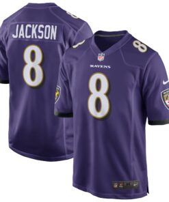 Lamar Jackson Baltimore Ravens  Game Jersey  Purple