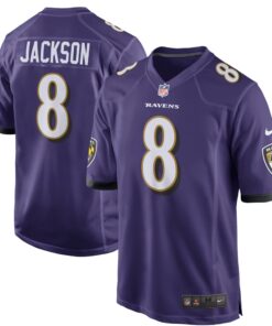 Lamar Jackson Baltimore Ravens  Game Player Jersey  Purple