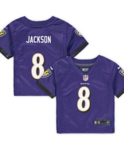 Lamar Jackson Baltimore Ravens  Infant Game Jersey  Purple