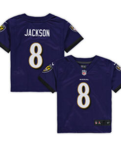 Lamar Jackson Baltimore Ravens  Toddler Game Jersey  Purple