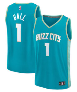 LaMelo Ball Charlotte Hornets Fanatics Fast Break Jersey - Teal - City Edition