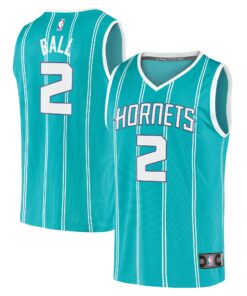 LaMelo Ball Charlotte Hornets Fanatics Fast Break Replica Jersey Teal - Icon Edition