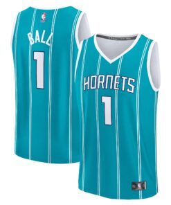 LaMelo Ball Charlotte Hornets Fanatics Fast Break Replica Player Jersey - Icon Edition - Teal