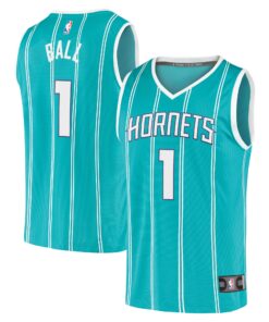 LaMelo Ball Charlotte Hornets Fanatics Youth Fast Break Player Jersey - Icon Edition - Teal