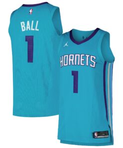 LaMelo Ball Charlotte Hornets Jordan Brand Authentic Player Jersey - Icon Edition - Teal