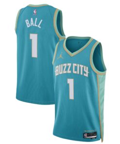 LaMelo Ball Charlotte Hornets Jordan Brand Unisex 202324 Swingman Jersey - Teal - City Edition