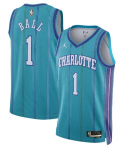LaMelo Ball Charlotte Hornets Jordan Brand Unisex 202324 Swingman Replica Jersey - Classic Edition - Teal