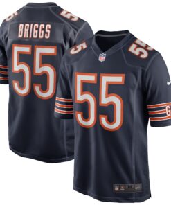 Lance Briggs Chicago Bears  Game Retired Player Jersey  Navy