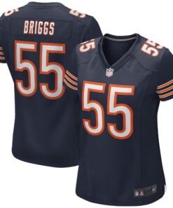 Lance Briggs Chicago Bears  Women_s Game Retired Player Jersey  Navy