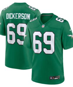Landon Dickerson Philadelphia Eagles  Alternate Game Jersey  Kelly Green