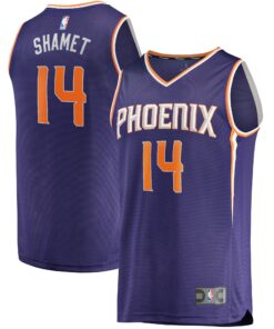 Landry Shamet Phoenix Suns Fanatics Fast Break Replica Jersey - Icon Edition - Purple